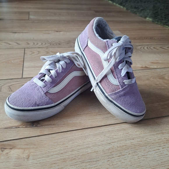 Vans suede tongue Sherpa old skool lace up sneakers size 13y (30.5 EUR) - Picture 7 of 7